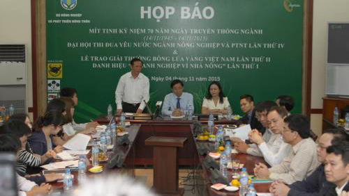 Honrarán a los agricultores sobresalientes y empresas con mayores aportes a la agricultura